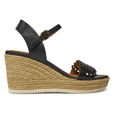 Espadrilky Geox D Ponza D45GVA 00043 C9999 Černá