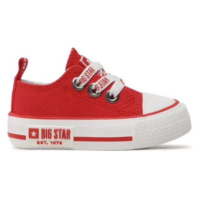 Plátěnky Big Star Shoes KK374051 Červená