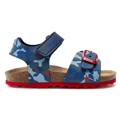 Sandály Geox B Sandal Chalki Boy B922QA 00454 C0735 M Tmavomodrá