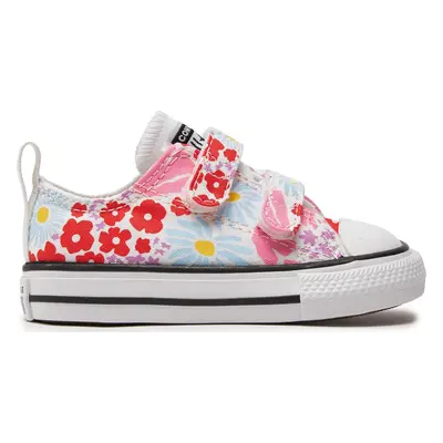 Plátěnky Converse Chuck Taylor All Star Easy On Floral A06340C Bílá