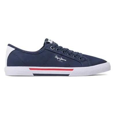 Tenisky Pepe Jeans Brady Men Basic PMS30816 Tmavomodrá