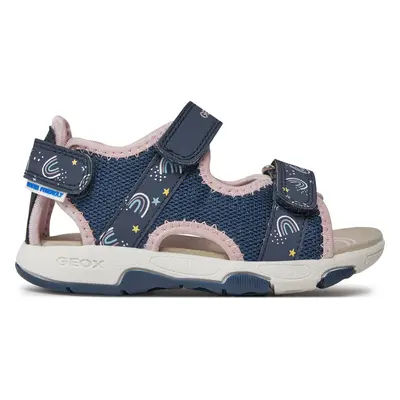 Sandály Geox B Sandal Multy Girl B450DA 0ASCE CF48T M Tmavomodrá