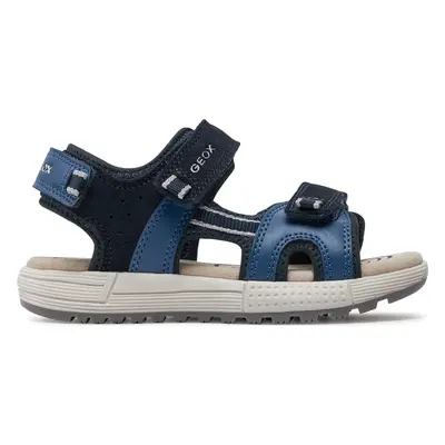 Sandály Geox J Sandal Alben Boy J35AVA 01520 CF44M S Tmavomodrá