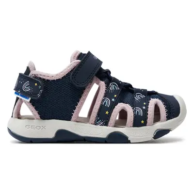 Sandály Geox B Sandal Multy Girl B450DB 0ASCE CF48T S Tmavomodrá