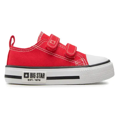 Plátěnky Big Star Shoes KK374082 Červená