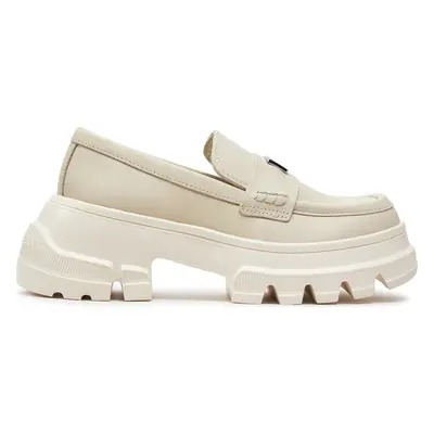 Loafersy Tommy Jeans Tjw Chunky Loafer EN0EN02504 Béžová