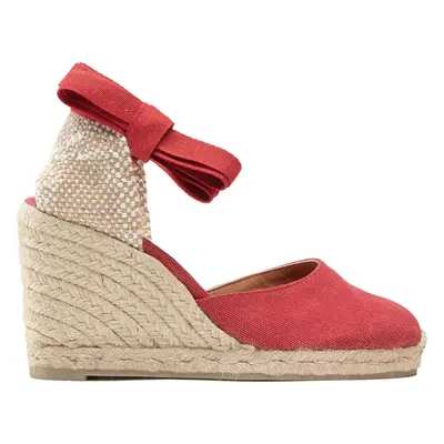 Espadrilky Castañer Carina/8/002 021642-604 Červená