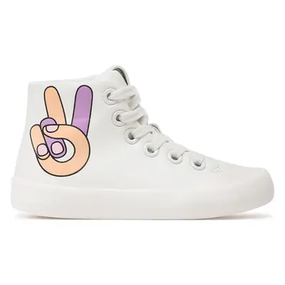 Plátěnky Reima Peace High-Top 5400092A Bílá