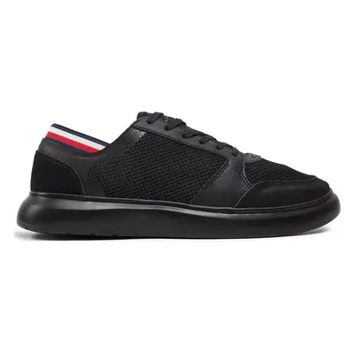 Sneakersy Tommy Hilfiger Lightweight Cup Seasonal Mix FM0FM04961 Černá