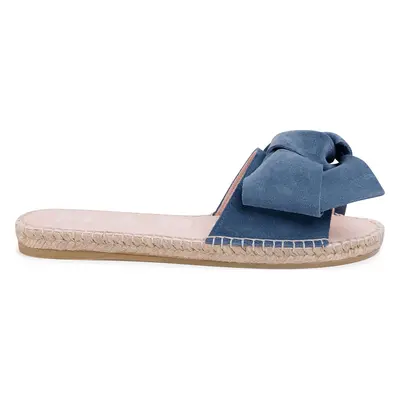 Espadrilky Manebi Sandals With Bow K 1.3 J0 Modrá