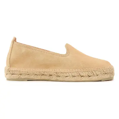 Espadrilky Manebi Suede Flat Espadrilles Béžová