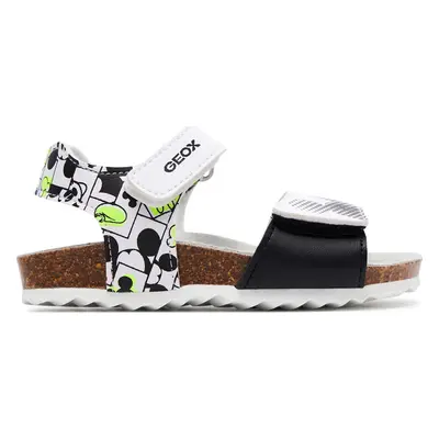 Sandály Geox B Sandal Chalki Boy B152QC 000BC C0552 S Bílá