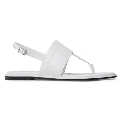 Sandály Calvin Klein Almond Tp Sandal HW0HW01536 Écru