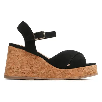 Espadrilky Castañer Thea Cork/007 023073-100 Černá