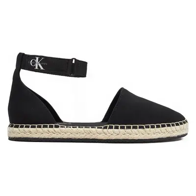 Espadrilky Calvin Klein Jeans Ankle Espadrille Btw YW0YW01027 Černá