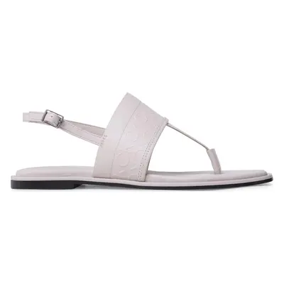 Sandály Calvin Klein Almond Tp Sandal HW0HW01536 Écru