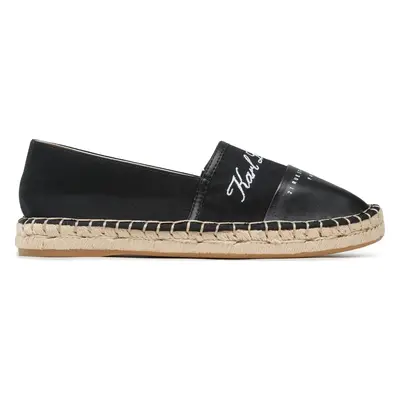 Espadrilky KARL LAGERFELD KL80123 Černá