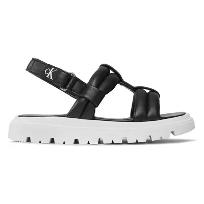 Sandály Calvin Klein Jeans Sandal V4A2-80514-1614 Černá