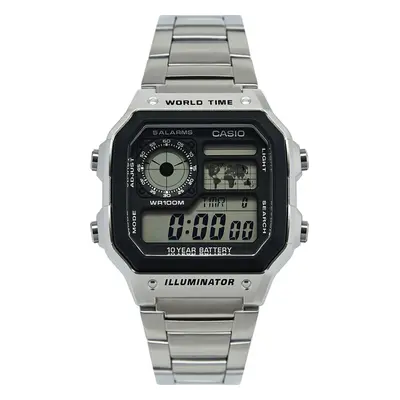 Hodinky Casio AE-1200WHD-1AVEF Stříbrná