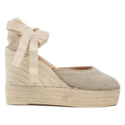 Espadrilky Manebi Wedge Espadrilles O 7.1 WV Béžová