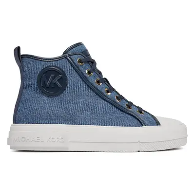 Plátěnky MICHAEL Michael Kors Evy High Top 43R4EYFS6D Modrá