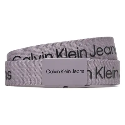 Dětský pásek Calvin Klein Jeans Canvas Logo Belt IU0IU00125 Fialová