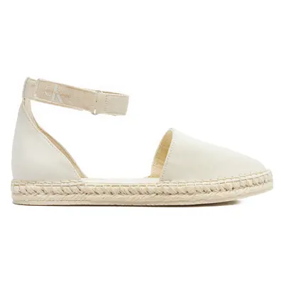 Espadrilky Calvin Klein Jeans Ankle Espadrille Btw YW0YW01027 Écru