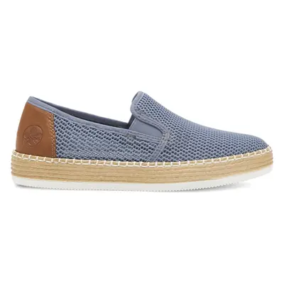 Espadrilky Rieker L7873-12 Modrá