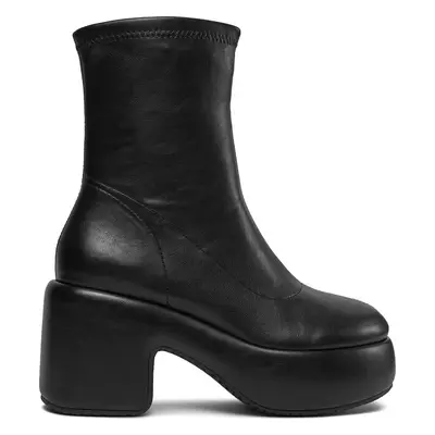 Polokozačky Bronx Ankle boots 47516-A Černá