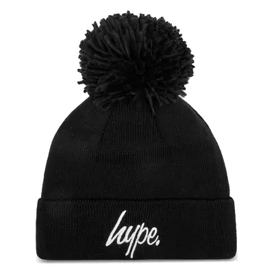 Čepice HYPE Bobble Script YVLR-709 Černá