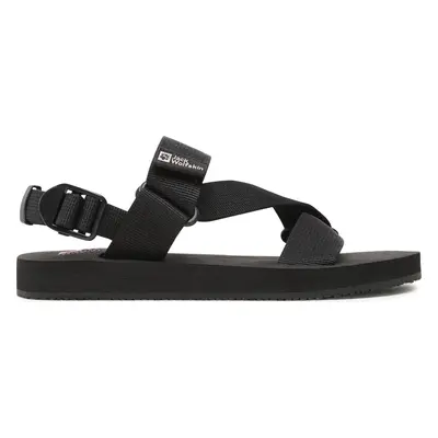 Sandály Jack Wolfskin Urban Entdeckung Belt Sandal W 4056801 Černá