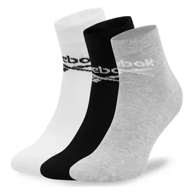 Sada 3 párů vysokých ponožek unisex Reebok R0429-SS24 (3-pack) Barevná