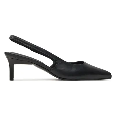 Sandály Calvin Klein Slingback Pump 50 HW0HW02069 Černá