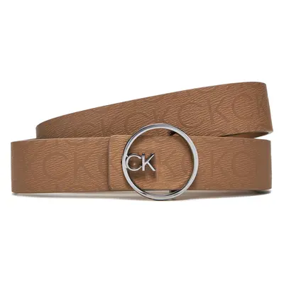 Dámský pásek Calvin Klein Ck Buckle Reversible Belt 3Cm K60K612359 Hnědá