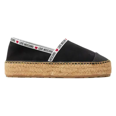 Espadrilky LOVE MOSCHINO JA10553G0IIG0000 Černá