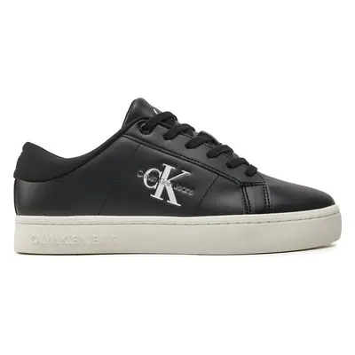 Sneakersy Calvin Klein Jeans Classic Cupsole Lowlaceup Lth Wn YW0YW01444 Černá