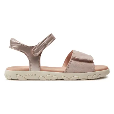 Sandály Geox J Sandal Haiti Girl J028ZA 0MANF C8172 D Růžová