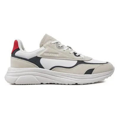 Sneakersy Tommy Hilfiger Modern Runner Tech Print FM0FM05123 Bílá