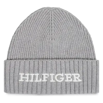 Čepice Tommy Hilfiger Monotype Beanie AM0AM11737 Šedá