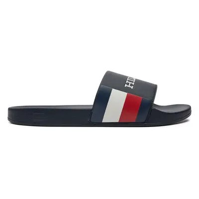 Nazouváky Tommy Hilfiger Rwb Pool Slide FM0FM05093 Tmavomodrá