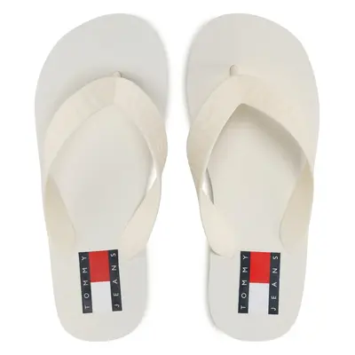 Žabky Tommy Jeans Tjw Flag Eva Beach Sandal EN0EN02194 Écru