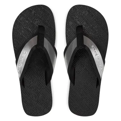 Žabky Calvin Klein Jeans Beach Sandal In Met YM0YM00950 Černá