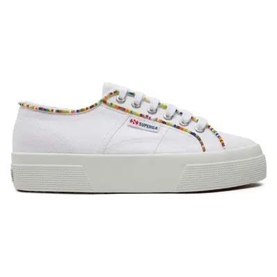 Tenisky Superga Multicolor Beads 2740 S4131FW Bílá