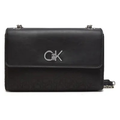 Kabelka Calvin Klein Re-Lock Conv Shoulder Bag_Jqc K60K612641 Černá