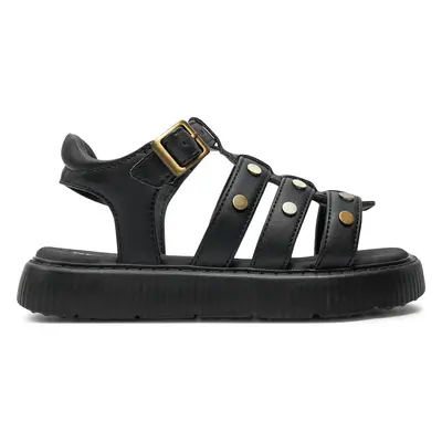 Sandály Geox J Sandal Kodette Gir J45DBG 000BC C9999 S Černá