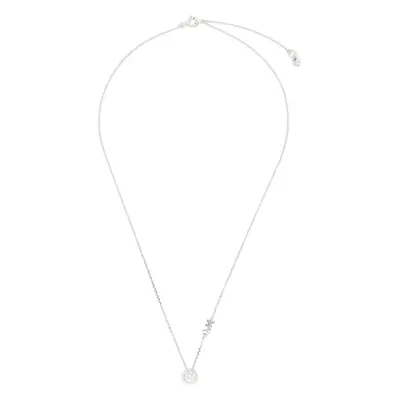 Náhrdelník Michael Kors Pave Halo Necklace MKC1208AN040 Stříbrná