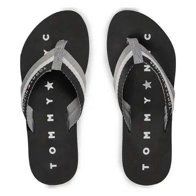 Žabky Tommy Hilfiger Tommy Loves Ny Beach Sandal FW0FW02370 Šedá