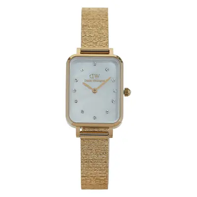 Hodinky Daniel Wellington Quadro Lumine Pressed Piano DW00100582 Zlatá