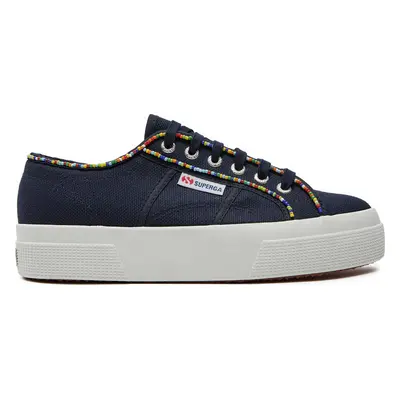 Tenisky Superga Multicolor Beads 2740 S4131FW Tmavomodrá