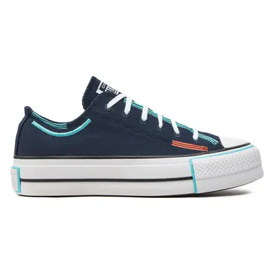 Plátěnky Converse Chuck Taylor All Star Lift Platform Color Pop A07597C Černá